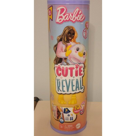 NIB Mattel Color Dreams Poseable Barbie Cutie Reveal Penguin Pet Color Change - Picture 1 of 7